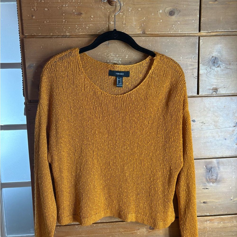 Forever 21 Women's Mustard Sweater